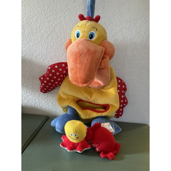 Melissa & Doug Other - Melissa and Doug K's Kids Hungry Pelican Plush Baby‎ Toy 15" 2 Babies